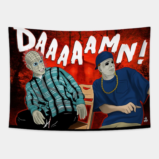 Horror Friday the 13th Tapestry by TheDopestRobot