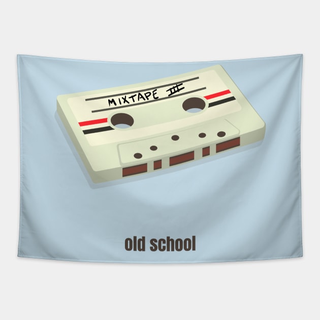 Old School Cassette Tape Tapestry by CHADDINGTONS