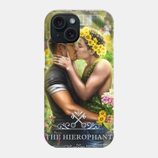 the hierophant card Phone Case