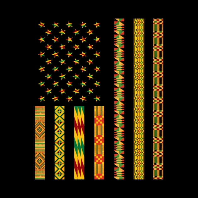 African Kente Fabric Usa Dashiki by HypeRamen