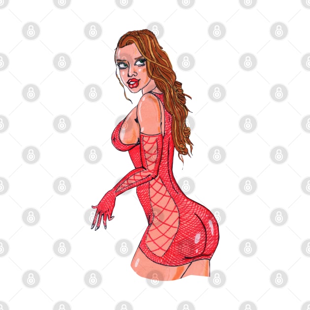 Sexy Cartoon Babe With Nice Thick Ass by FilMate