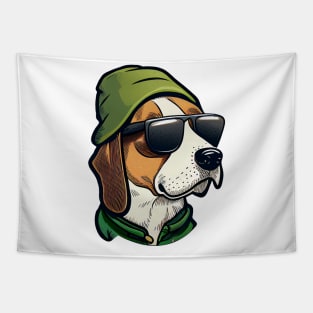 Cool hipster pointer Tapestry