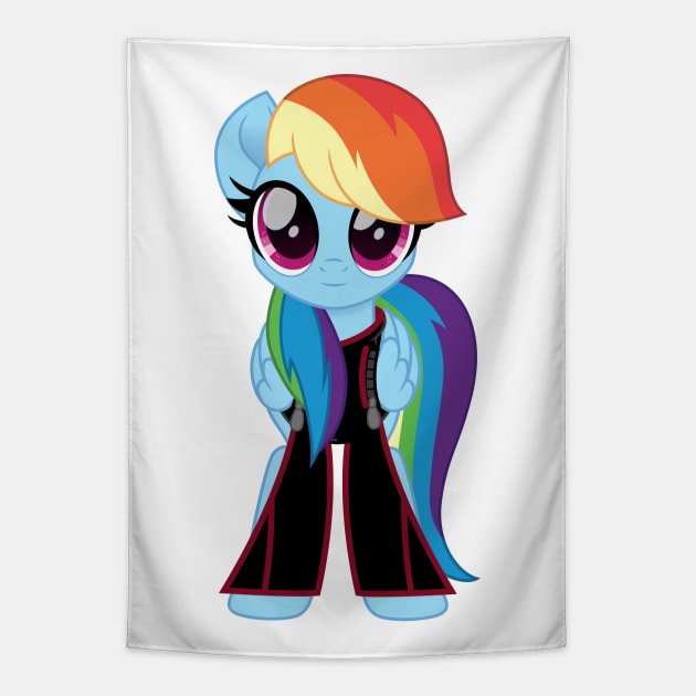 Bad Blood Rainbow Dash Tapestry by CloudyGlow