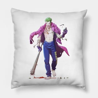 Insane Criminal Cartoon Art Piece Pillow