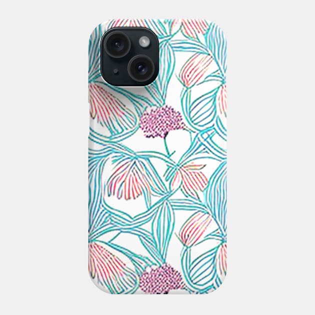 Spring flower garden 2 (MD23SPR004) Phone Case by Maikell Designs