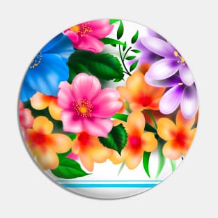 Pretty Flowers Pin