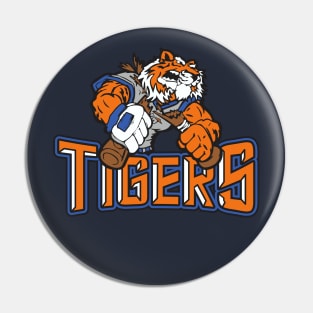 Tigers Baseball Logo Pin