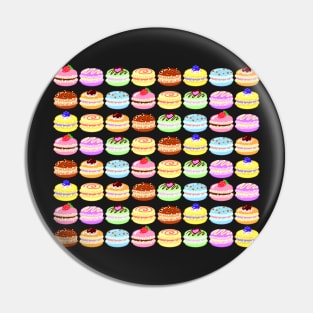 Colorful Macarons Pin