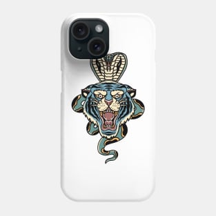 tiger and cobra tattoo Phone Case