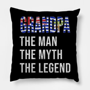 Grand Father Biot Grandpa The Man The Myth The Legend - Gift for Biot Dad With Roots From  British Indian Ocean Territory Pillow