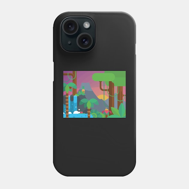 Jungle Sunsets Phone Case by Benlo