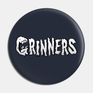 Grinner White Pin