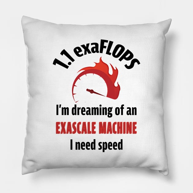 Exascale Machine Supercomputer Pillow by UltraQuirky