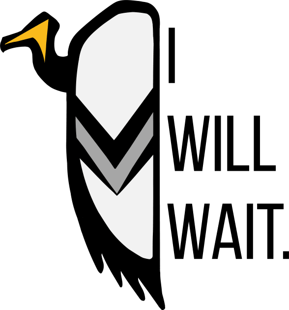 Wait - Vulture the Wise Kids T-Shirt by Caving Designs