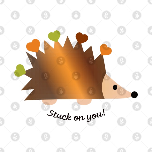 Stuck On You Hedgehog by Hedgie Designs