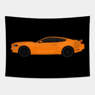 MUSTANG GT ORANGE Tapestry