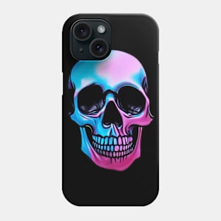 Colorful Melting Skull Phone Case