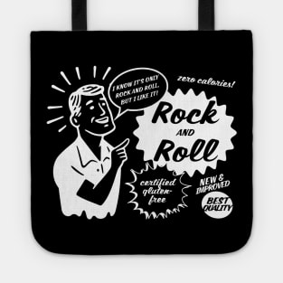 Rock and Roll - light on dark Tote