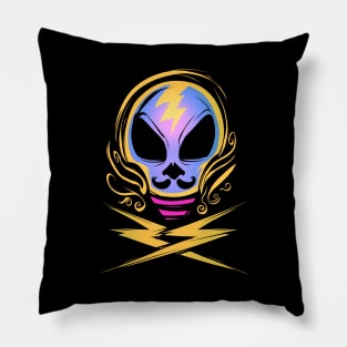 Shine Bright Skull Pillow