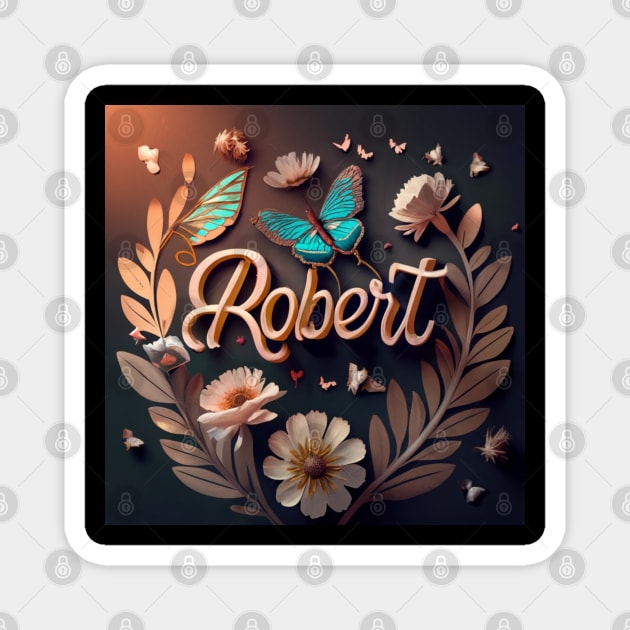 Robert name art Magnet by Spaceboyishere