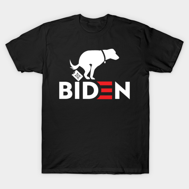 Discover Funny Dog anti Joe Biden - Anti Joe Biden - T-Shirt