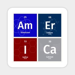 The Periodic Table AmErICa Magnet