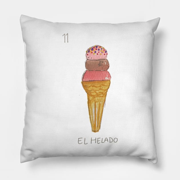 The ice cream Pillow by Love Gives Art