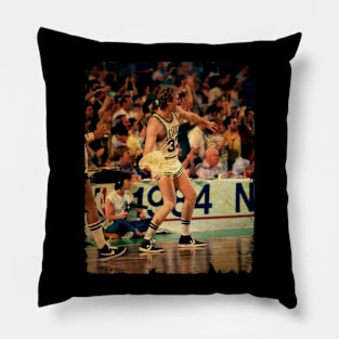 Larry Bird - Vintage Design Of Basketball Pillow