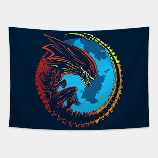 Queenzilla Xenomorph Tapestry