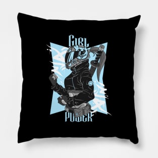 Biker Girl Power! Pillow