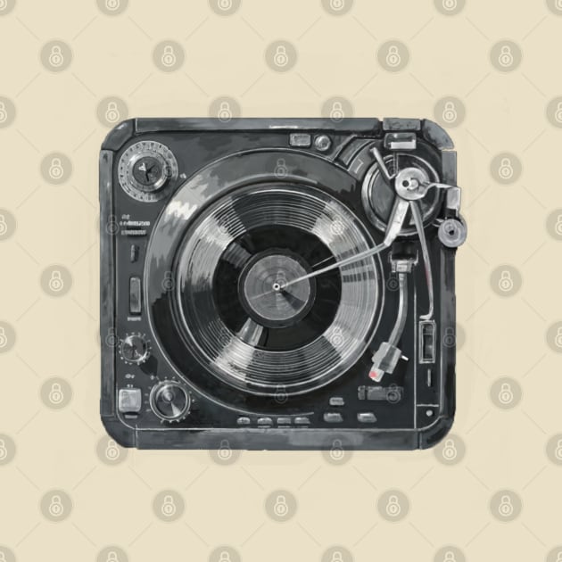 Turntable (Gray Colorway) Analog / Music by Aldrvnd