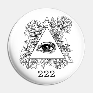 Mystic Numbers 222 Pin