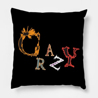 crazy unique t-shirt Pillow