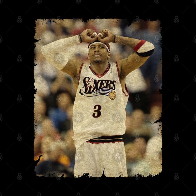 Allen Iverson in Philadelphia 76ers by Wendyshopart