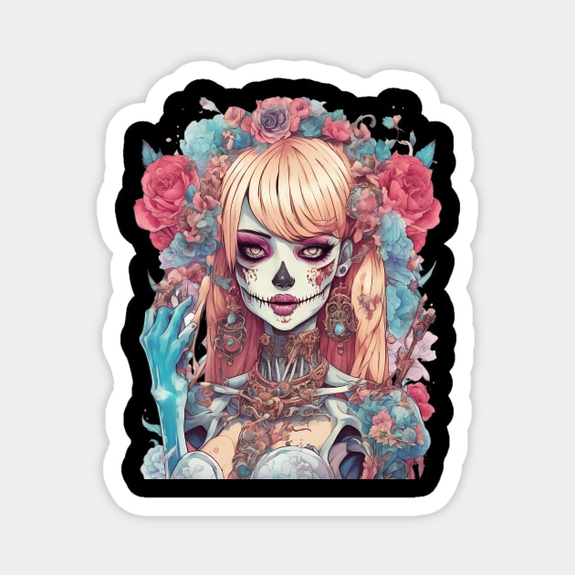 Morbid Eternal Darkness Girl Magnet by animegirlnft
