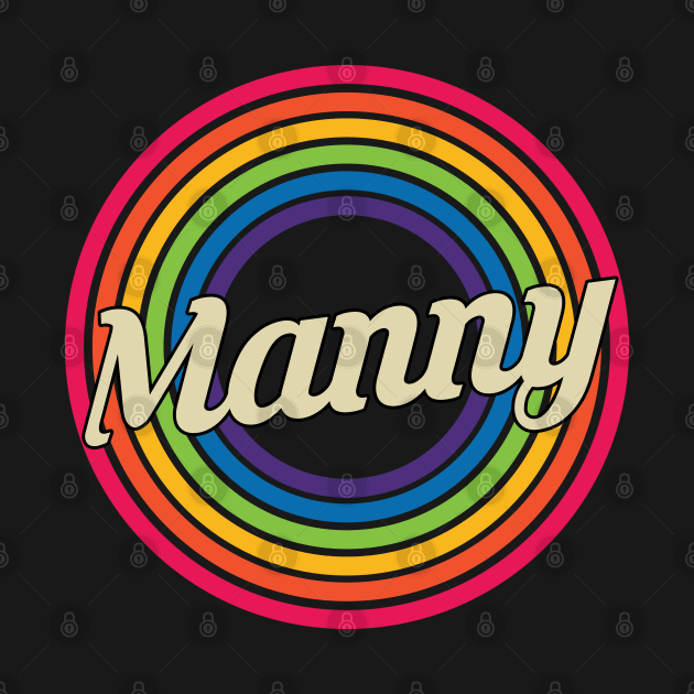 Manny - Retro Rainbow Style by MaydenArt