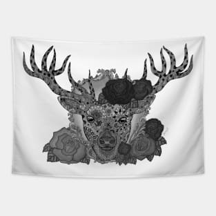 Stag of Roses Tapestry