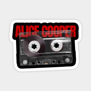 alice cooper ll cassette Magnet