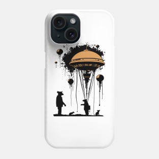 Surreal Hot Air Ballon Landing Phone Case