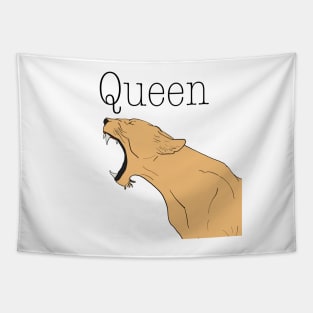 Queen lioness Tapestry