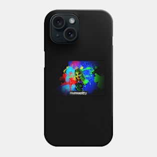 humanity facepainting bride Phone Case