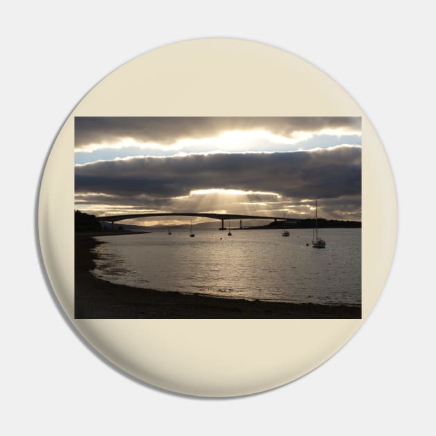 Sunset over Skye Bridge Pin by MJDiesl