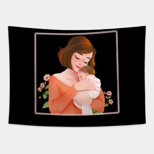 Happy mothers day Gift for mom Tapestry