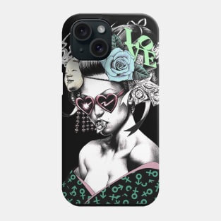 Vaporwave Geisha Cyberpunk Urban Style Phone Case