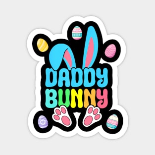 Daddy Bunny Ears Easter Cool Family Dad Happy Father Papa Magnet