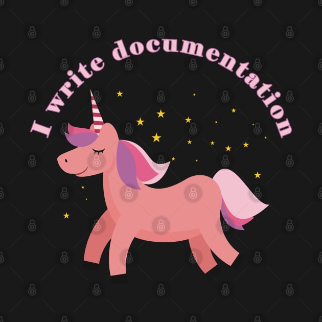 I Write Documentation Funny Programmer Developer Humor by ApricotJamStore