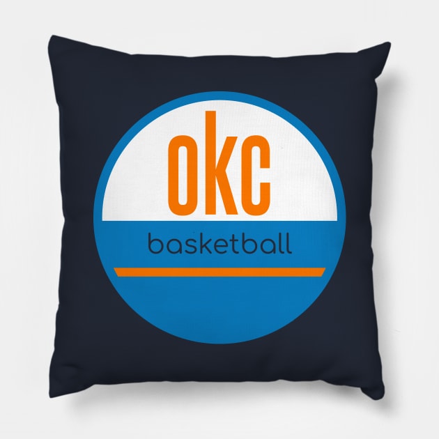 okc basketball Pillow by BVHstudio