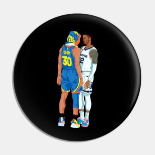 Ja morant x Steph curry - black Pin