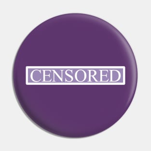 Censored - Purple Pin