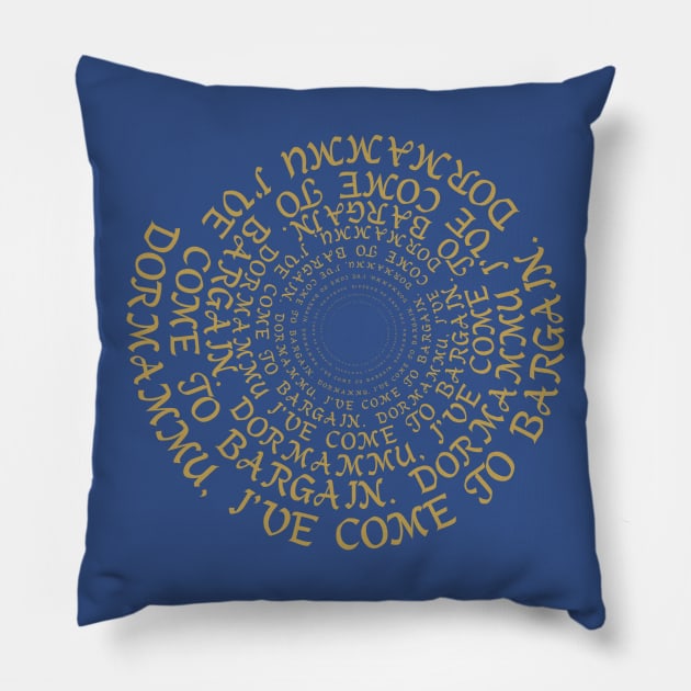 Dormammu, I've Come to Bargain Pillow by PeterMelnick
